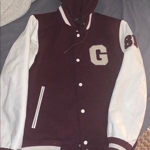 guess varsity jacket
